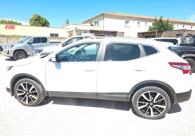 Nissan Qashqai tekna 110cv Bvm6 Blanc de 2015
