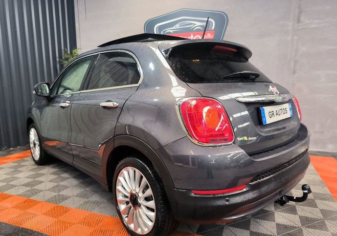 Fiat 500X 1.6l JTDM LOUNGE 120cv 132.000km 1ER MAI Gris de 2015