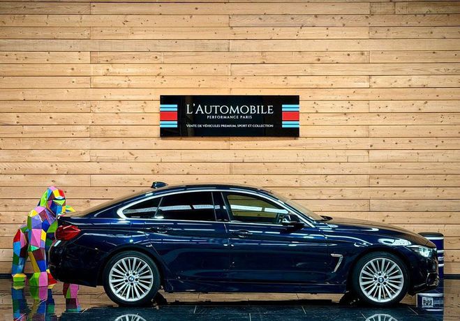 BMW Serie 4 Gran Coupe (f36) 430i 252 luxury bva8 ga Bleu de 2018