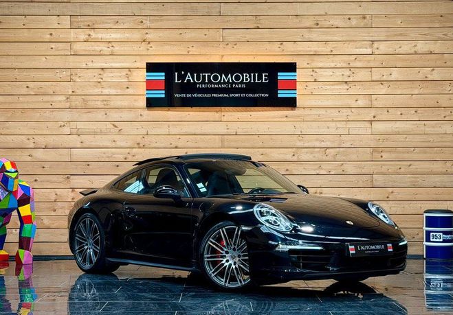 Porsche 911 (991) 3.8 400 CARRERA 4S PDK7 pack sport Noir de 2014