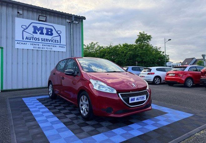 Peugeot 208 1.4 Hdi 70cv Active 5 Portes Clim R�gula Bordeaux de 2013