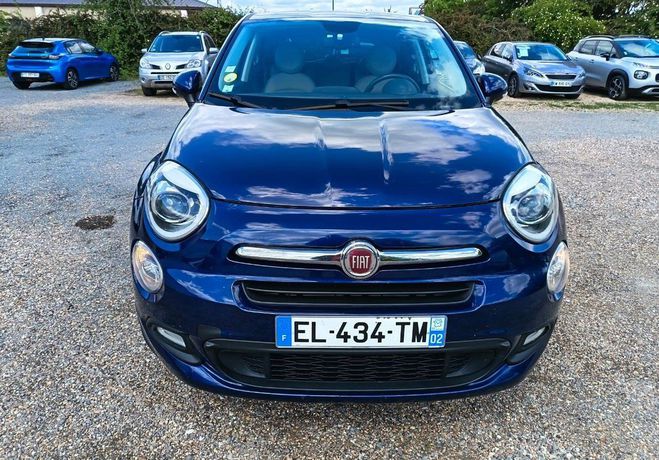 Fiat 500X 1.6 MULTIJET 120cv LOUNGE ALL MODE BVM6 Bleu de 2016