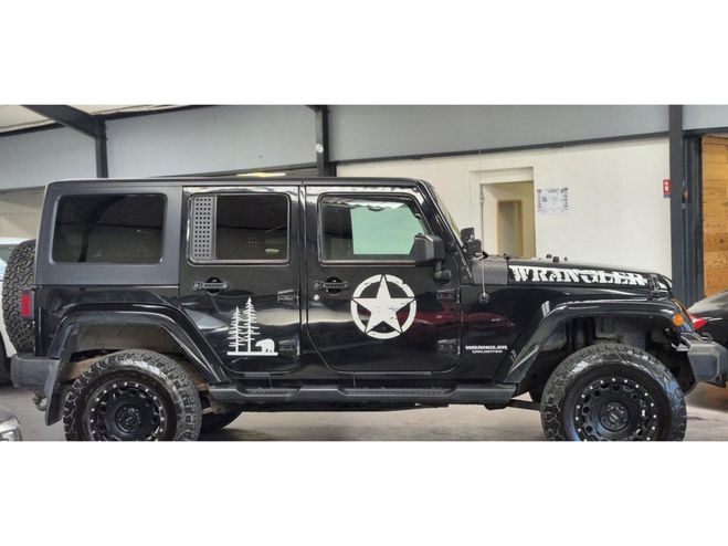 Jeep Wrangler 3.6i - BVM Unlimited Sahara Rare NOIR de 2016