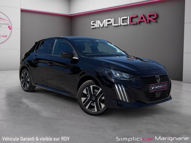 Peugeot 208 1.2 HYBRID ALLURE 100CH CAMERA 360 SIEGE Noir de 2024