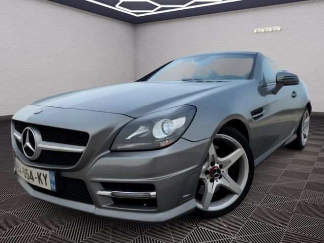 Mercedes Classe SLK 200 184ch Cabriolet AUTO PACK AMG- cuir Gris de 2011
