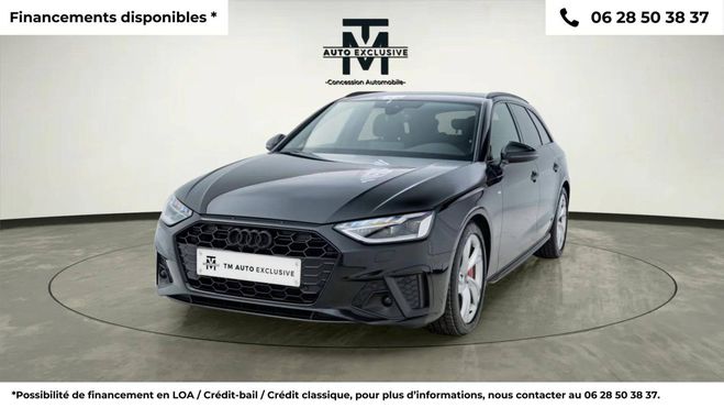Audi A4 Avant 40 TDI 204 S tronic 7 S line Noir de 2023