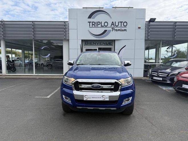 Ford Ranger 3.2 TDCi 200 - BVA Limited GPS   CAMERA  BLEU FONCE de 2018