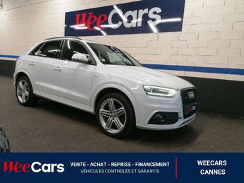  Voir d&eacute;tails -Audi Q3 2.0 TDI 177 S-LINE QUATTRO S-TRONIC BVA &agrave; Mougins (06)