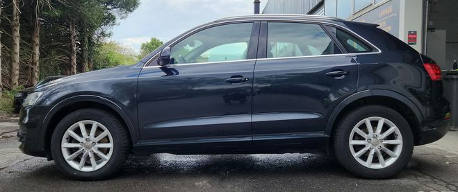Audi Q3  2.0 TDI 140 S LINE QUATTRO S TRONIC 7 bleu fonc� de 2014