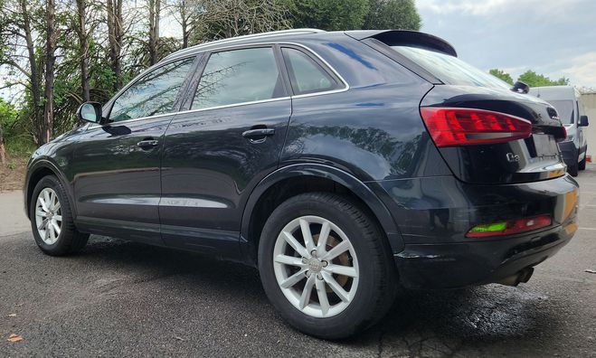 Audi Q3  2.0 TDI 140 S LINE QUATTRO S TRONIC 7 bleu fonc� de 2014