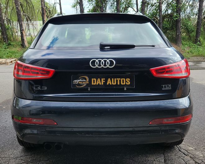 Audi Q3  2.0 TDI 140 S LINE QUATTRO S TRONIC 7 bleu fonc� de 2014
