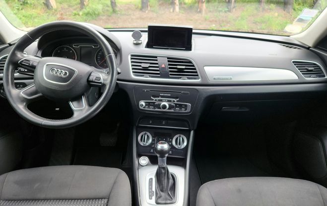 Audi Q3  2.0 TDI 140 S LINE QUATTRO S TRONIC 7 bleu fonc� de 2014