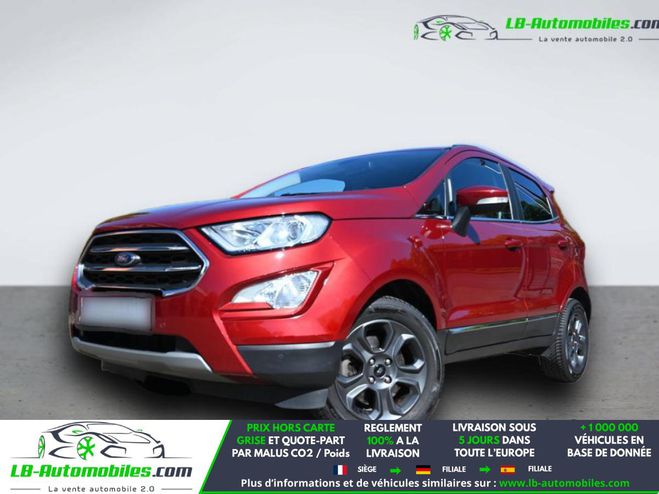 Ford Ecosport 1.0 EcoBoost 125ch BVM Rouge M�tallique de 2018
