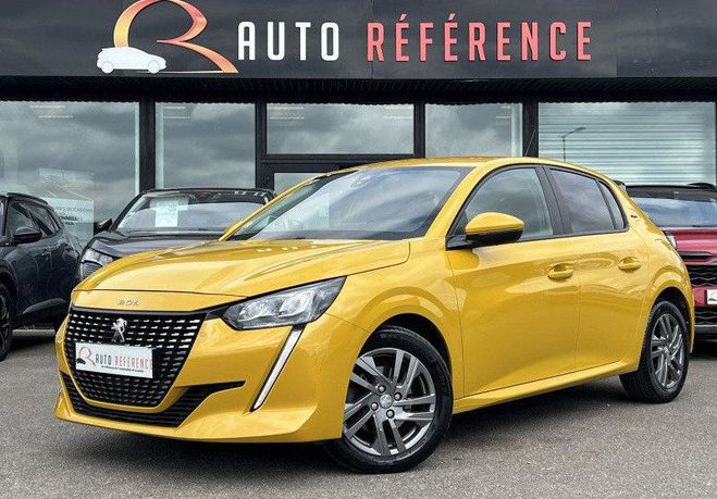 Peugeot 208 1.2 100 CH STYLE EAT8 1ERE MAIN CARPLAY  Jaune de 2021