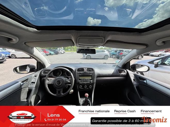 Volkswagen Golf 1.4 TREND LINE 80CH // TOIT OUVRANT / CL Blanc de 2009