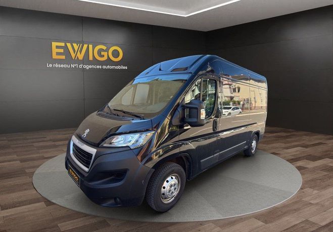 Peugeot Boxer vu fourgon 330 2.2 bluehdi 120 l2h2 gara Noir de 2020