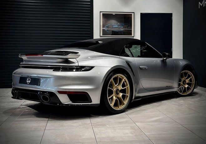 Porsche 911 992 TURBO S CABRIOLET EXCLUSIVE MANUFAKT Gris de 2022