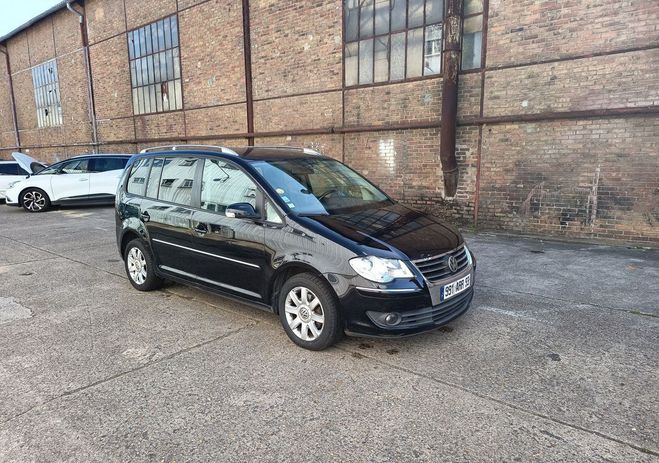Volkswagen Touran 2.0 tdi 140 ch 7 places radar de recul d Noir de 2007