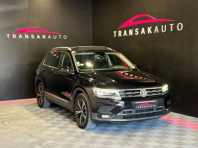 Volkswagen Tiguan 2.0 TDI 150 ch DSG7 Carat / TO PANO / CA Noir de 2018
