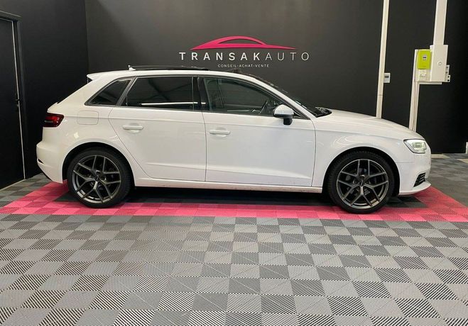 Audi A3 Sportback 1.6 TDI 116 ch S tronic 7 Desi Blanc de 2017