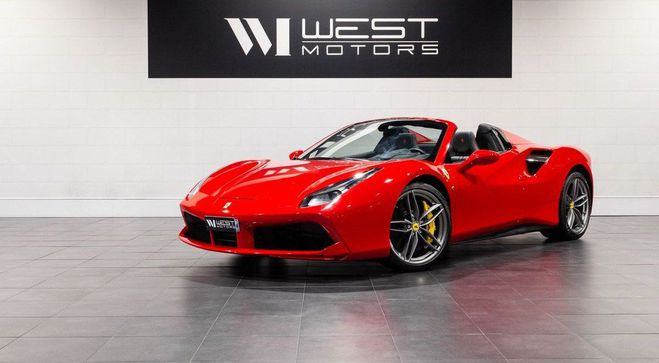 Ferrari 488 Spider V8 670 ? Fran�aise �chap. Sport C Rouge de 2017