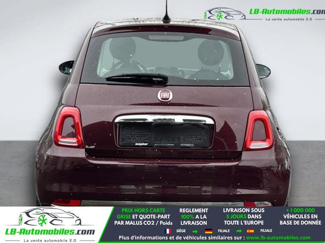 Fiat 500 1.2 69 ch BVM Prune M�tallique de 2019