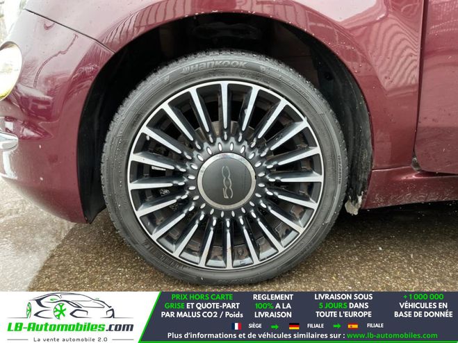 Fiat 500 1.2 69 ch BVM Prune M�tallique de 2019