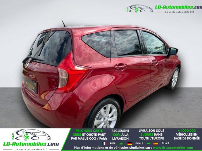 Nissan Note 1.2 - 80  BVM Rouge M�tallique de 2016