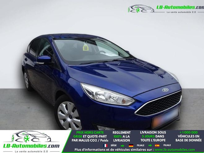 Ford Focus 1.0 EcoBoost 100 BVM Bleu M�tallique de 2015