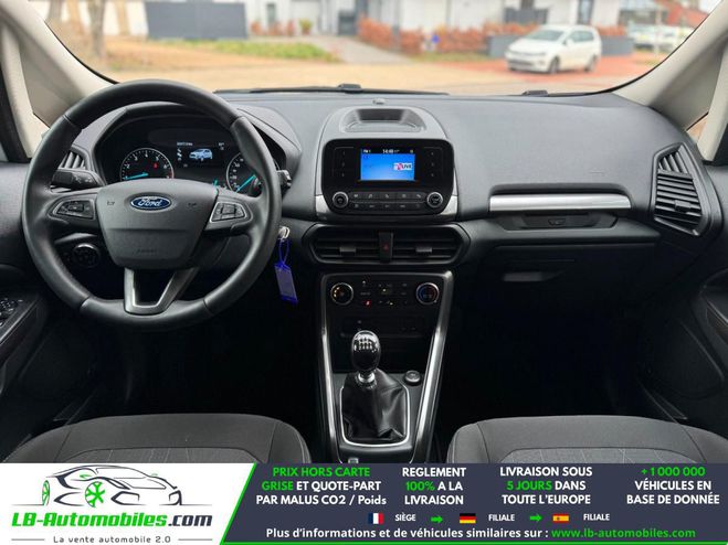 Ford Ecosport 1.0 EcoBoost 100ch BVM Blanc M�tallique de 2019