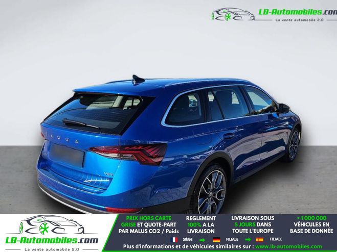 Skoda Octavia 2.0 TDI 200 ch BVA 4x4 Bleu M�tallique de 2021