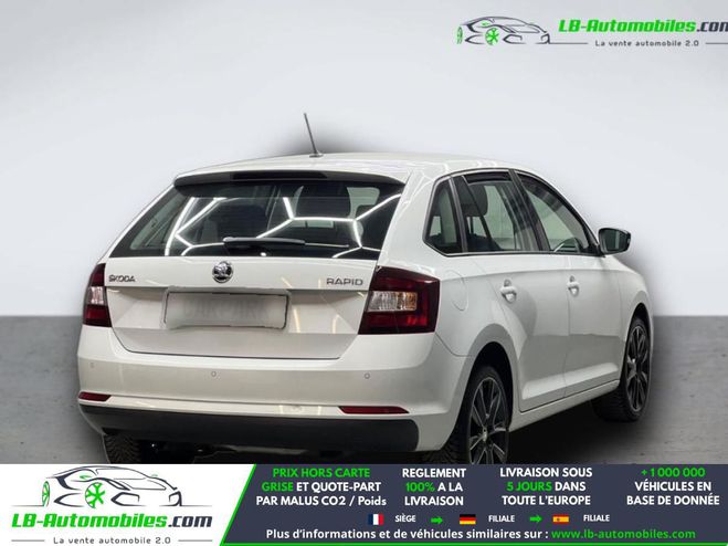 Skoda Rapid 1.2 TSI 90 ch BVM Blanc M�tallique de 2015