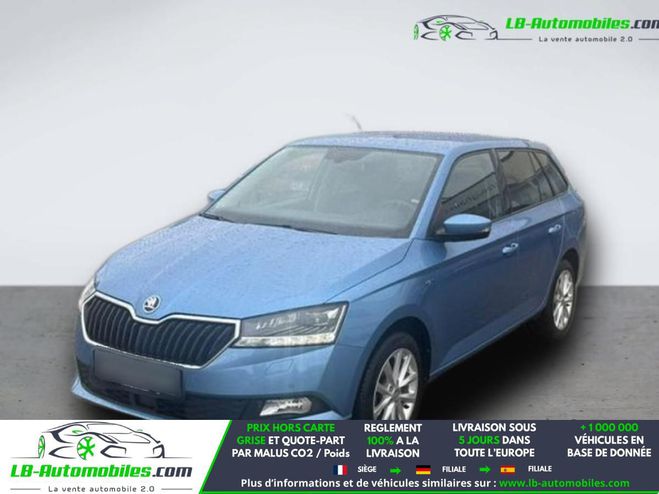 Skoda Fabia 1.0 TSI 95 ch BVM Bleu M�tallique de 2019