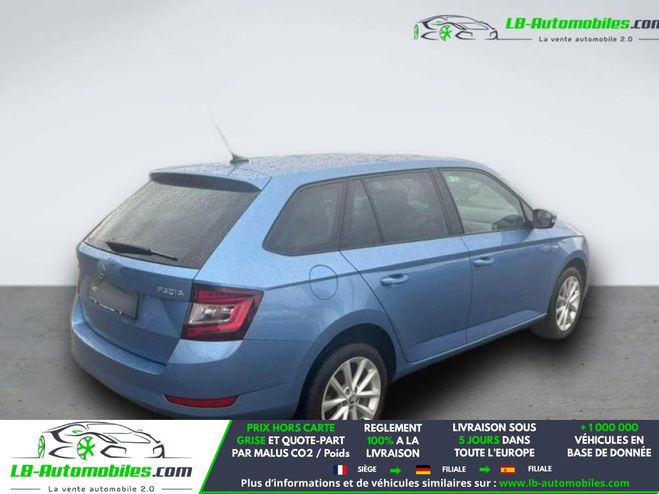 Skoda Fabia 1.0 TSI 95 ch BVM Bleu M�tallique de 2019