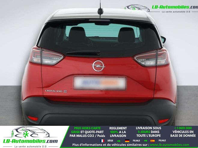 Opel Crossland X 1.2 Turbo 130 ch BVM Rouge M�tallique de 2020