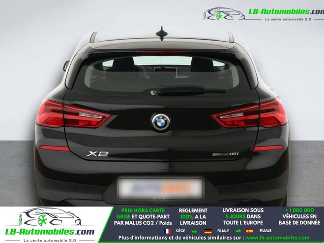 BMW X2 sDrive 18i 140 ch BVA Noir M�tallique de 2020
