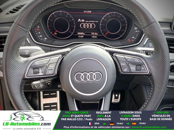 Audi A5 45 TFSI 245 BVA Quattro Rouge M�tallique de 2019