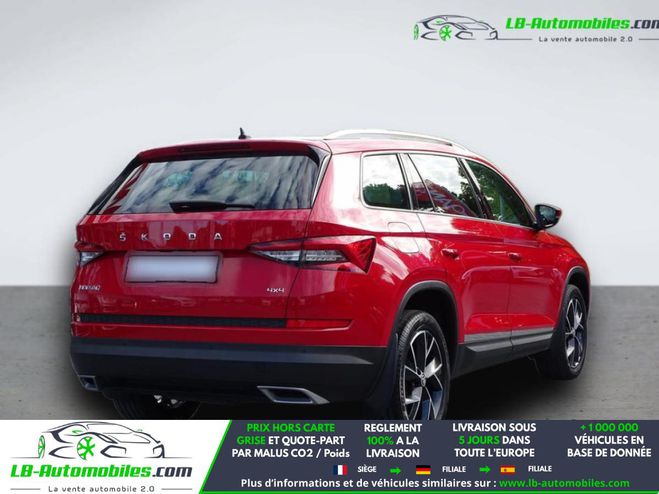 Skoda Kodiaq 2.0 TDI 190 BVA 4x4 5pl Rouge M�tallique de 2020
