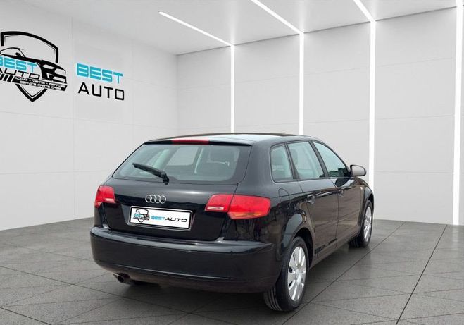 Audi A3 Sportback 1.6 FSI 115CH AMBIENTE Noir de 2007