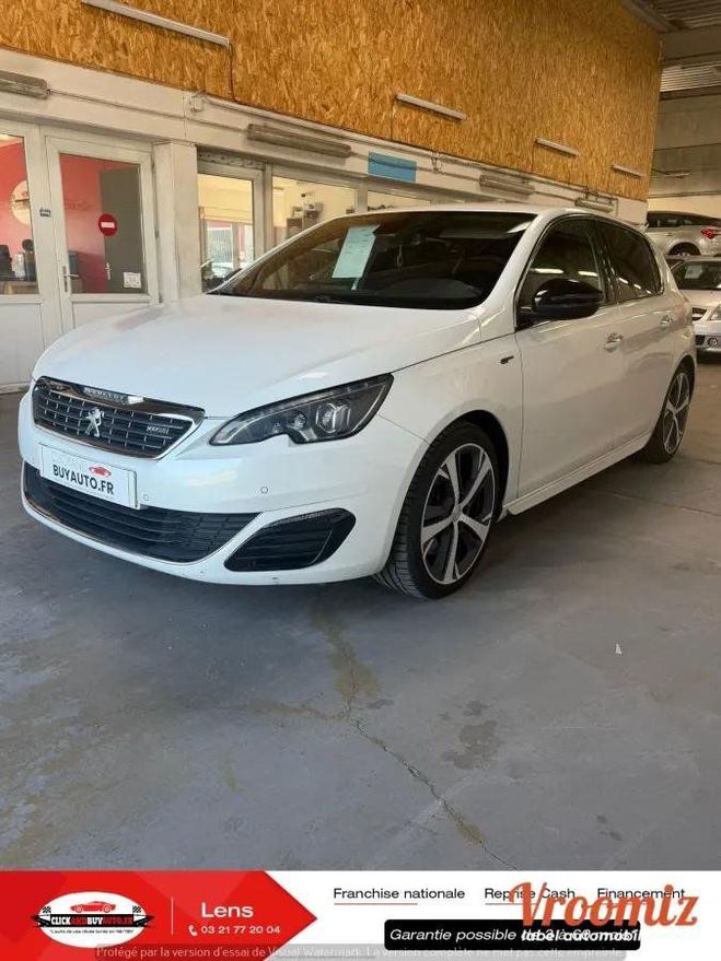 Peugeot 308 2.0 BLUEHDI GT LINE 180CH // BOITE AUTOM Blanc de 2015