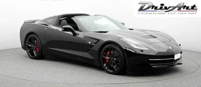 Chevrolet Corvette C7 Stingray Targa 6.2L 466ch BVM Pack Pe noir verni de 2015