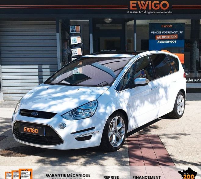 Ford S Max 2.0 scti 240ch titanium-s bva 7 places f Blanc de 2012