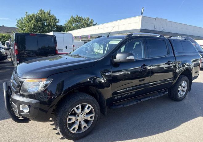 Ford Ranger 3.2 TDCI 200CH DOUBLE CABINE WILDTRAK 4X Noir de 2015