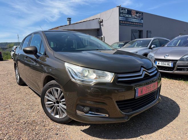 Citroen C4 1.6 HDI 112 Exclusive * TOIT * GPS Marron de 2011