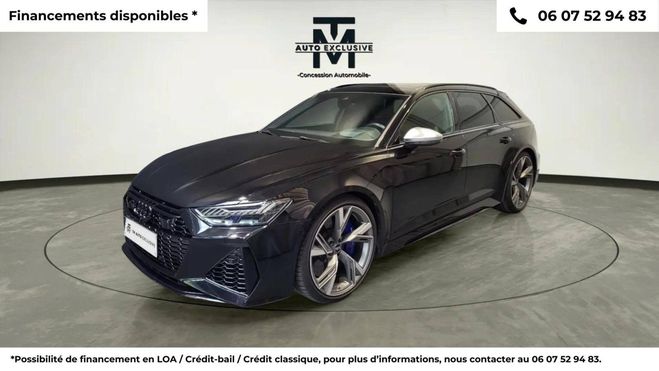 Audi RS6 Avant V8 4.0 TFSI 600 Tiptronic 8 Quattr Noir de 2020