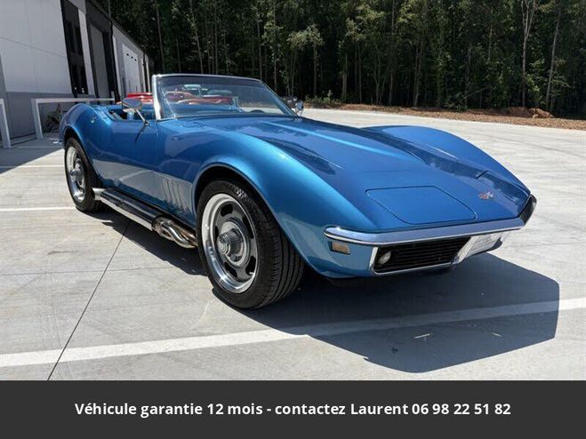 Chevrolet Corvette C3 1968 convertible 327 4 vitesses tous  Bleu de 1968