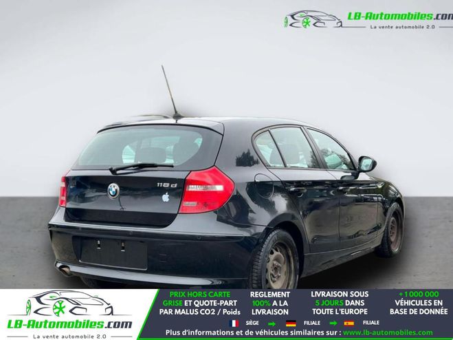 BMW Serie 1 118d 143CH BVA Noir M�tallique de 2011