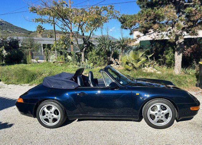 Porsche 911 CABRIOLET (993) 272CH CARRERA BV6 Bleu F de 1994
