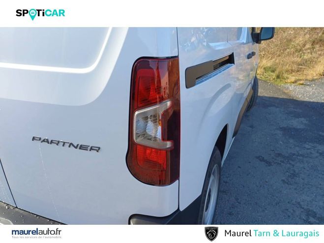 Peugeot Partner PARTNER FOURGON M DIESEL 100 CH MANUELLE White de 2025
