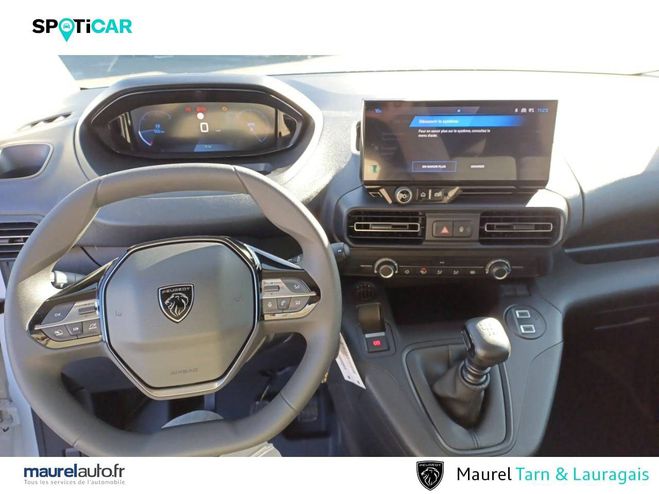 Peugeot Partner PARTNER FOURGON M DIESEL 100 CH MANUELLE White de 2025